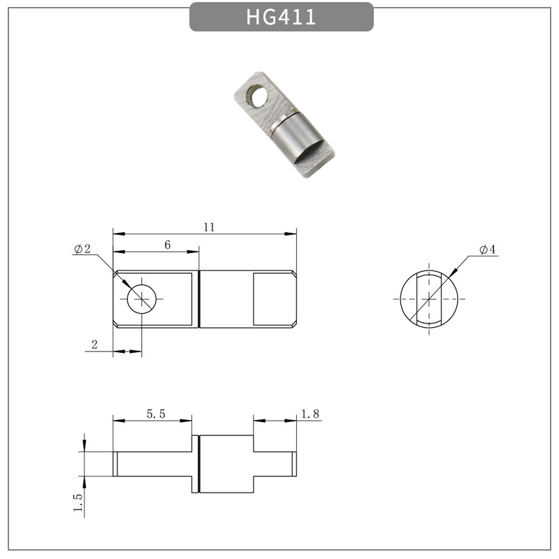 Laptop display screen freely stop motion damping hinge - torque hinge - 3